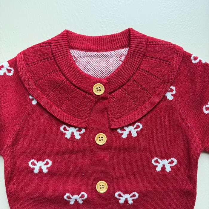 Rouge Bow Heirloom Knit Co-Ord Set