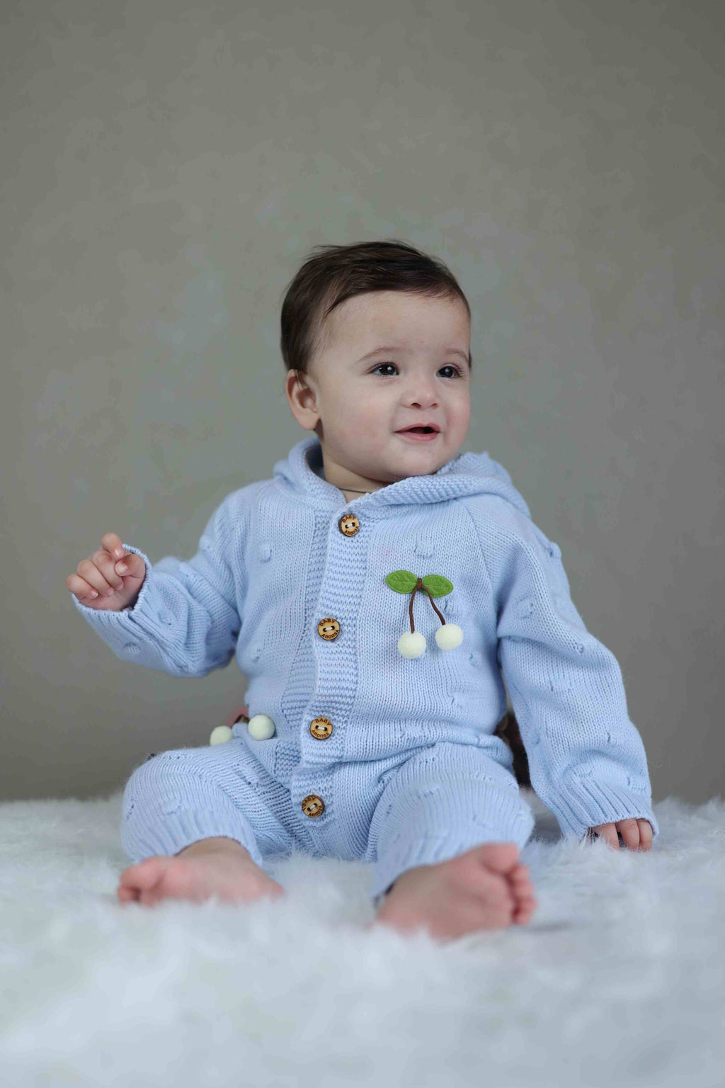 BlueBerry Cherry Knitted Winter Jumpsuit