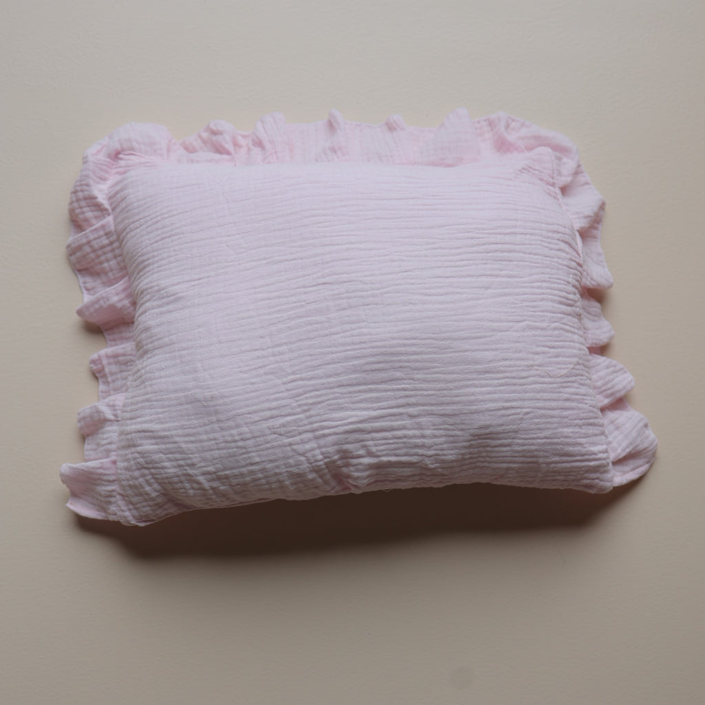 RoseWhisper Muslin Blanket & Pillow Set