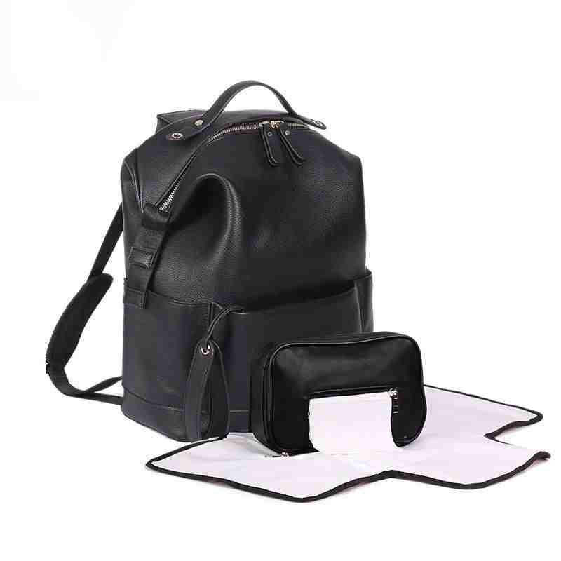 Noir Luxe Diaper Bag