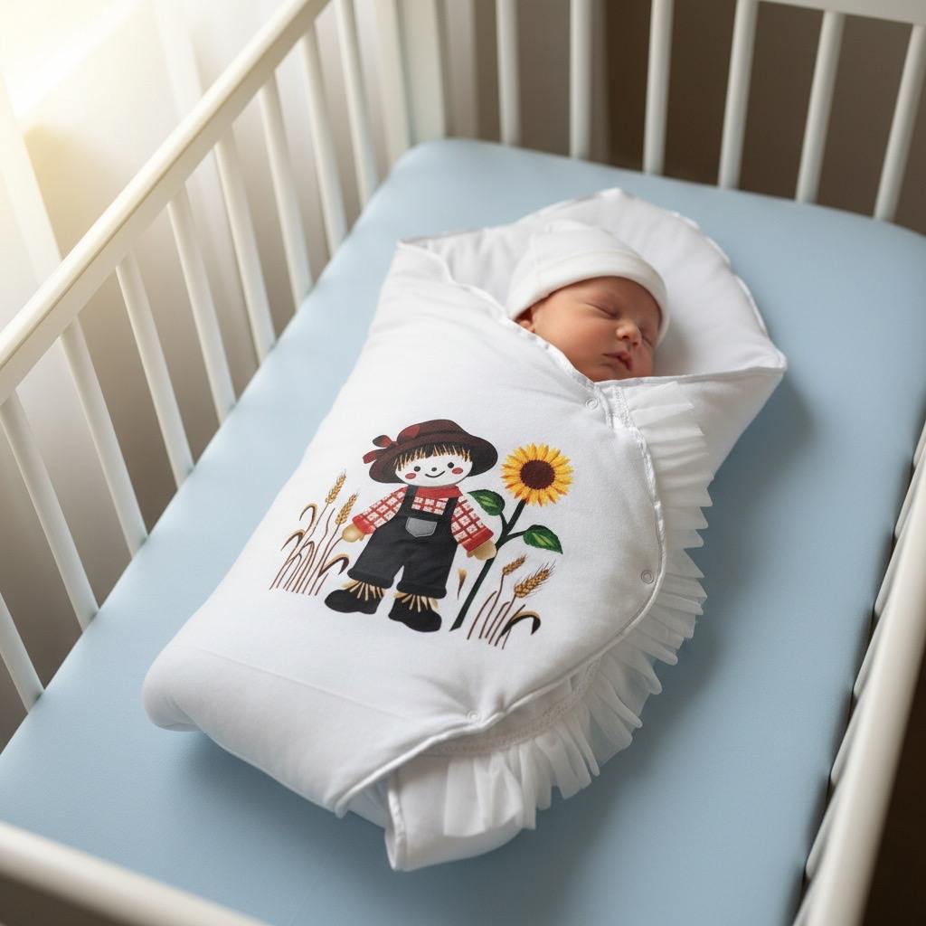 Sunflower Friend Baby Drape