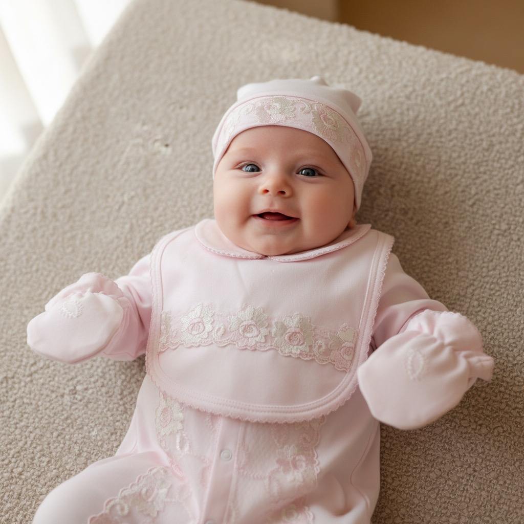 Lace Petal Dream Romper Set