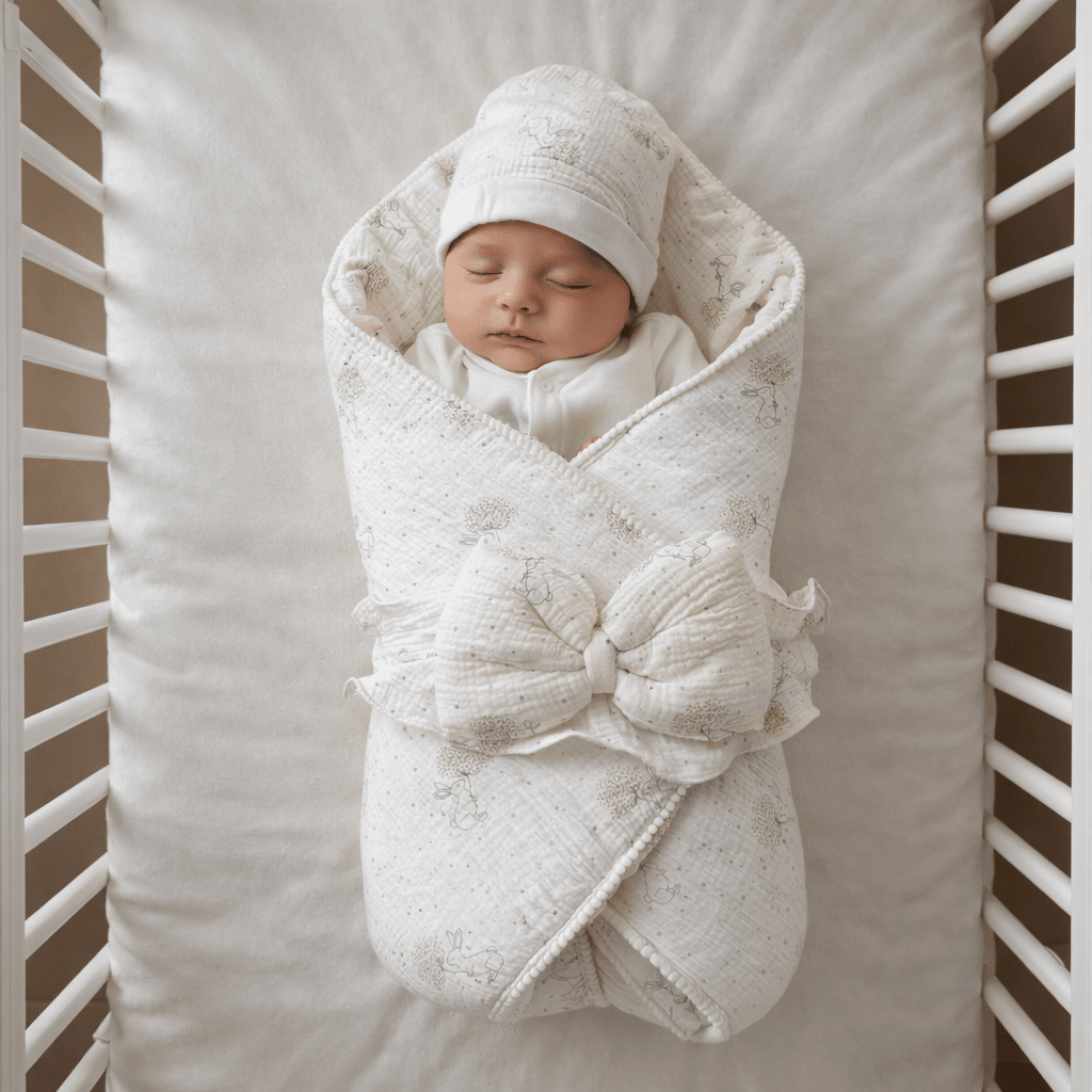 Ivory Whisper Muslin Drape Set