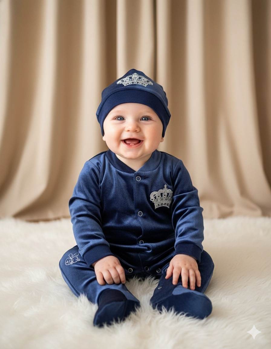 MIDNIGHT SAPPHIRE ROMPER SET