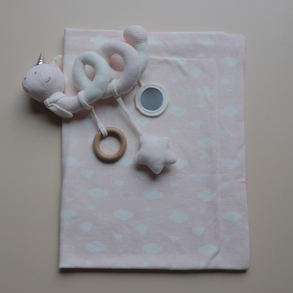Cloudberry Dreams Baby Blankey and Toy Set