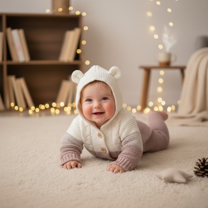 The Lilac Ombre Bunny Knit