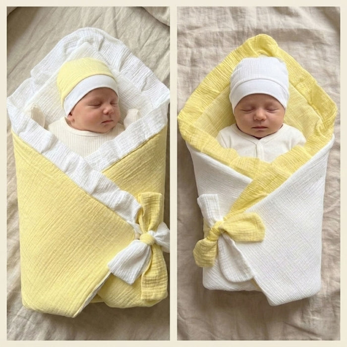 Soleil Doux Reversible Baby Drape Set