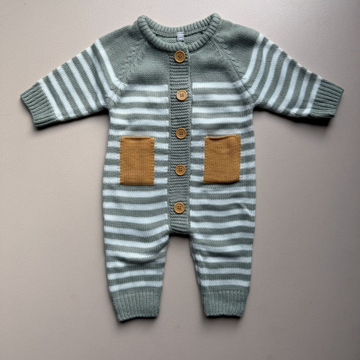 Moss and Honey Knitted Jumpsuit