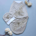 Golden Blossom Velour Swaddle Set