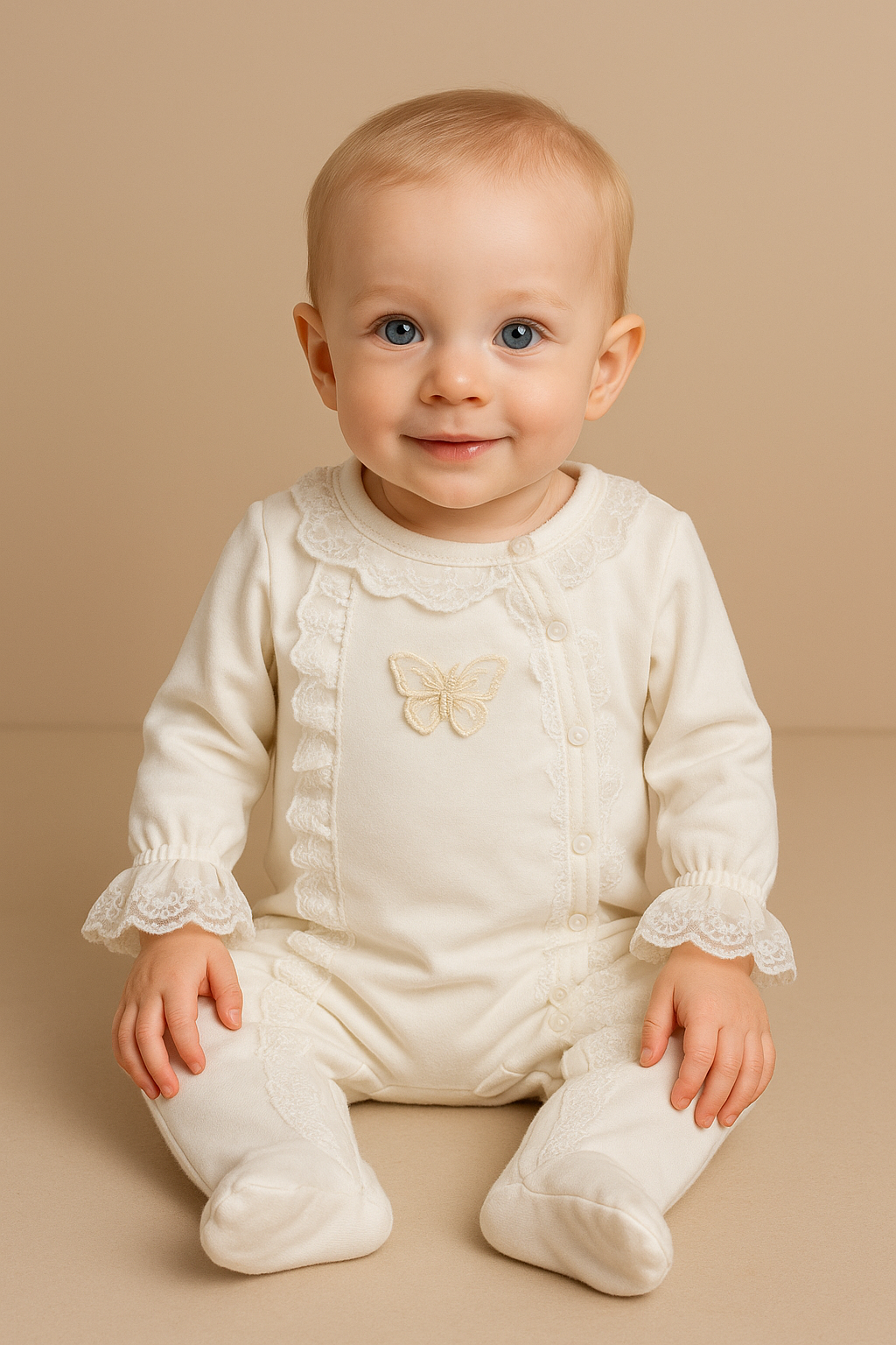 Angel Butterfly Lace Romper