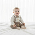 Little Gentleman Knit Romper