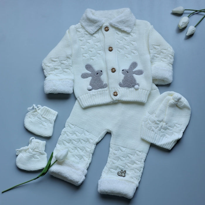 BUNNY GRACE WOOLEN BABY SET