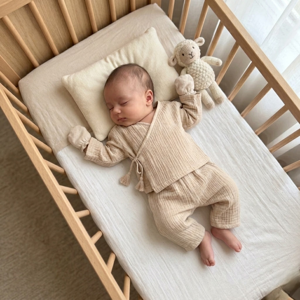 Beige Cloud Muslin Set