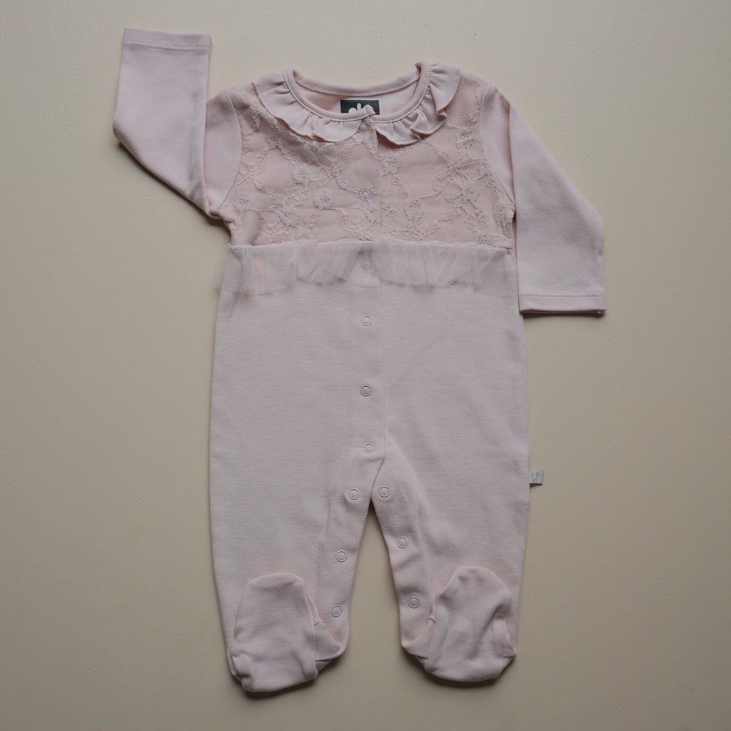 Blossom Lace Baby Romper