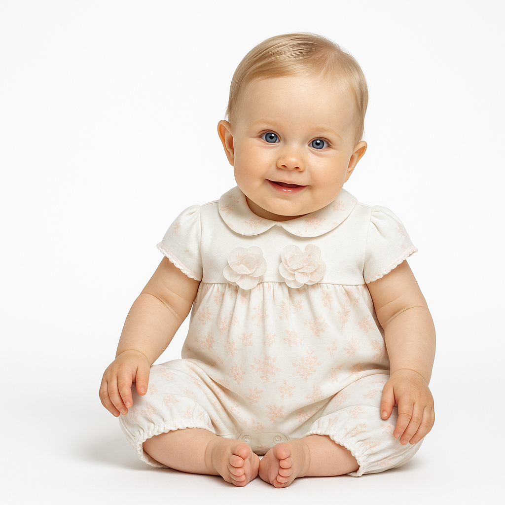 Blossom Petal Baby Romper