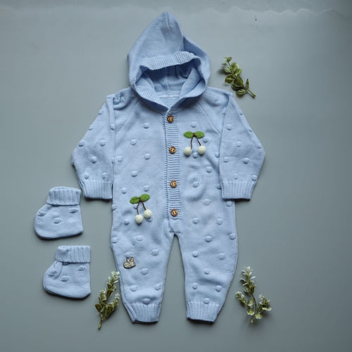 BlueBerry Cherry Knitted Winter Jumpsuit