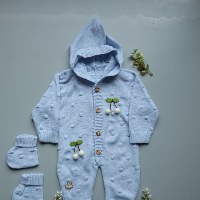 BlueBerry Cherry Knitted Winter Jumpsuit