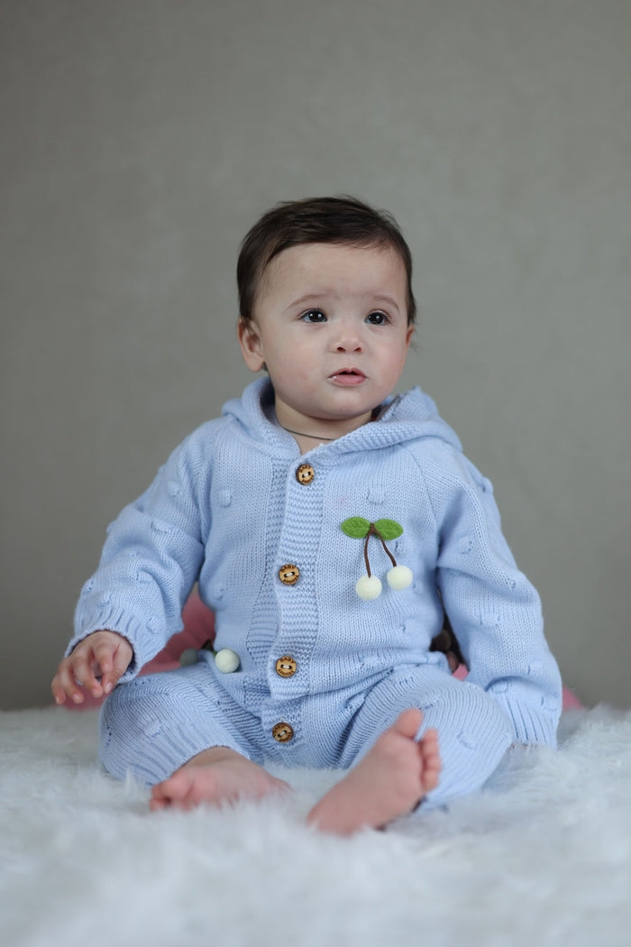 BlueBerry Cherry Knitted Winter Jumpsuit