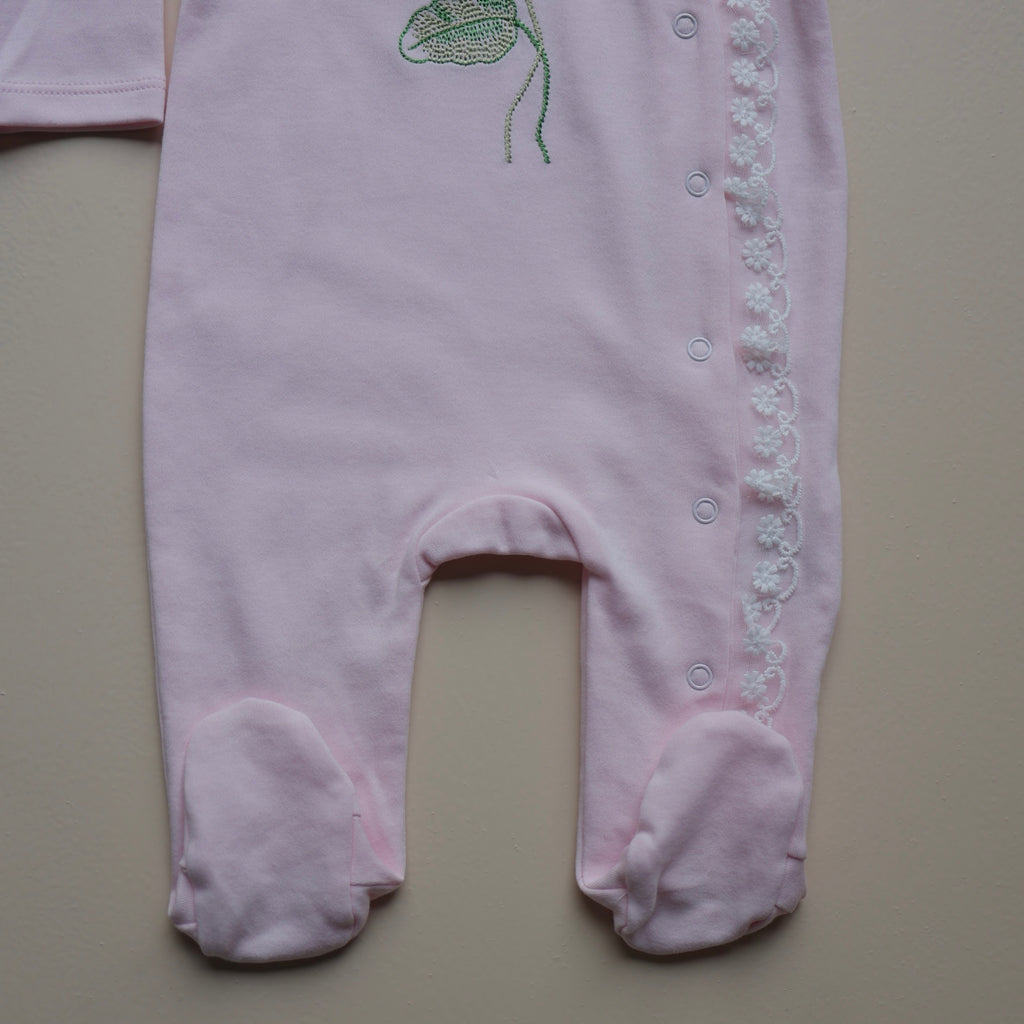 Blush Garden Baby Romper