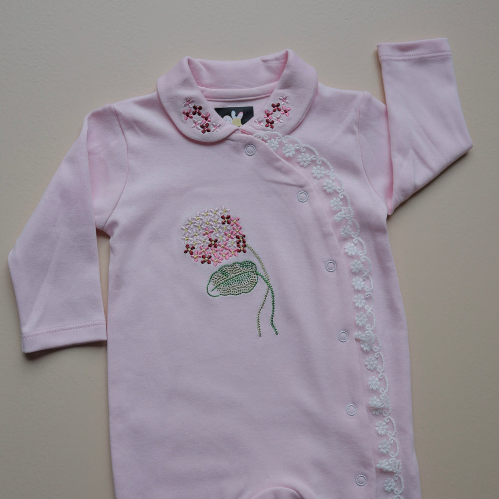Blush Garden Baby Romper