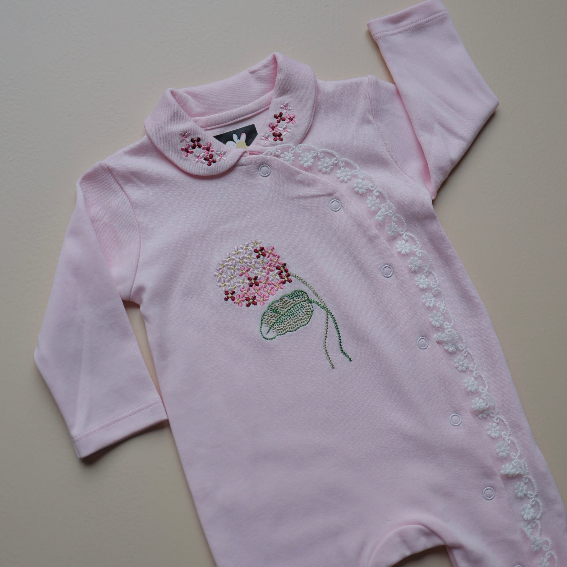 Blush Garden Baby Romper