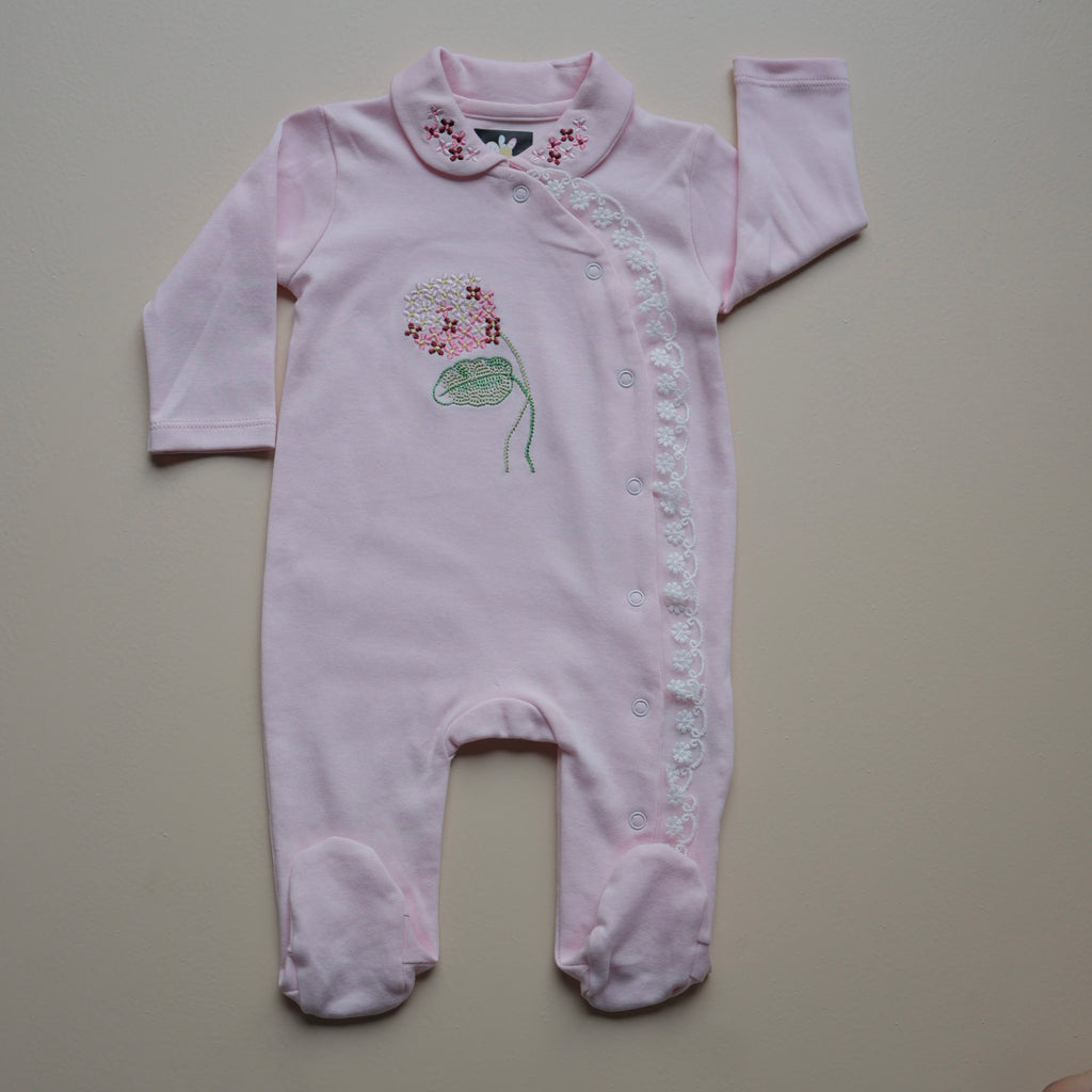 Blush Garden Baby Romper