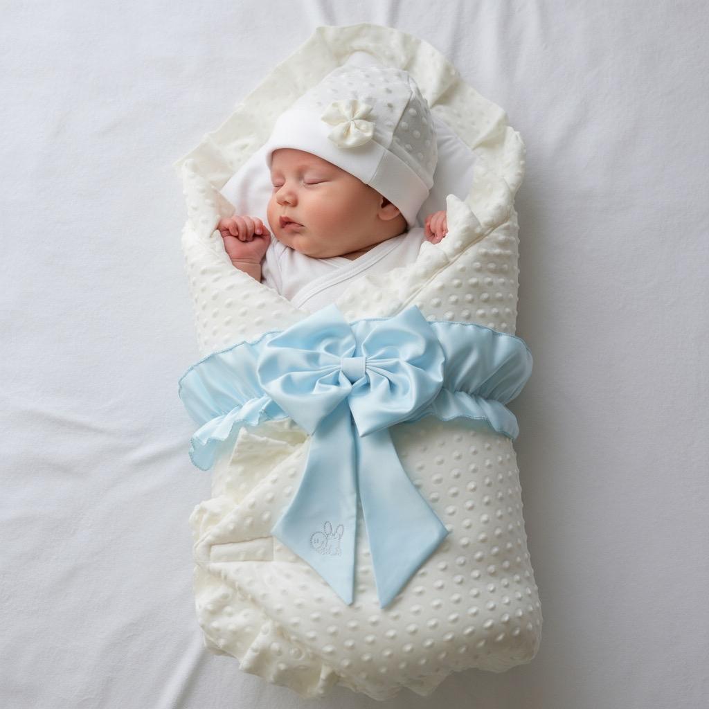 BlueBell Dotted Baby Drape Set