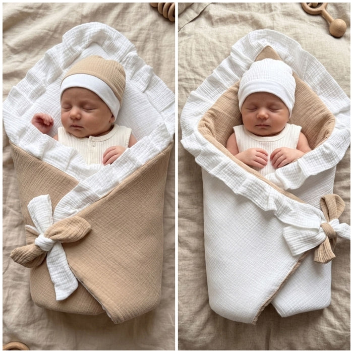 Maison Neige Reversible Baby Drape Set