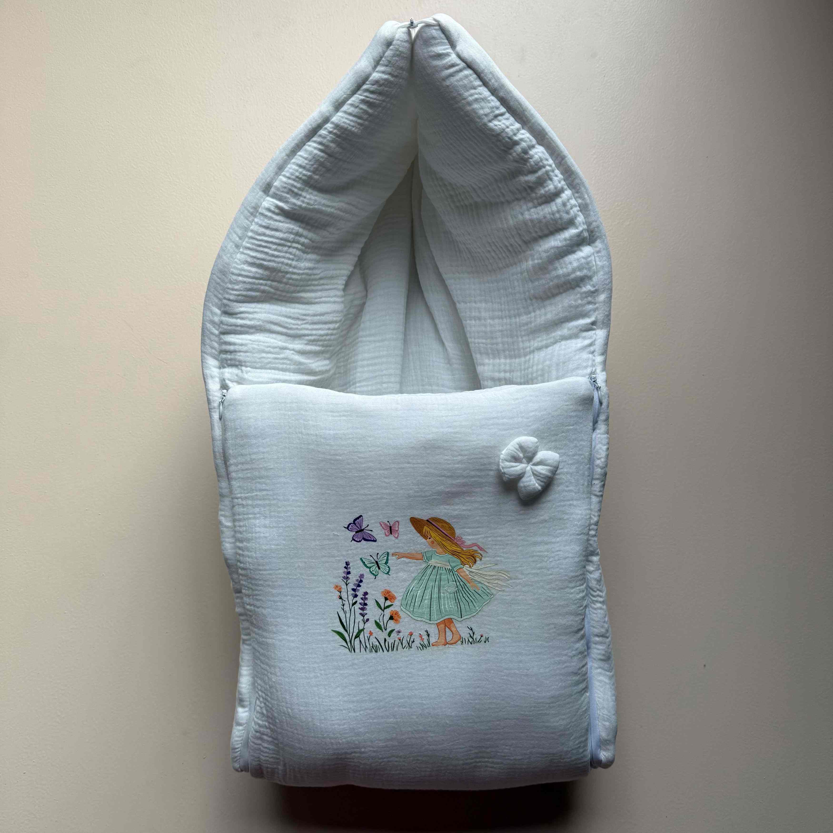 Butterfly Meadow Muslin Sleeping Bag