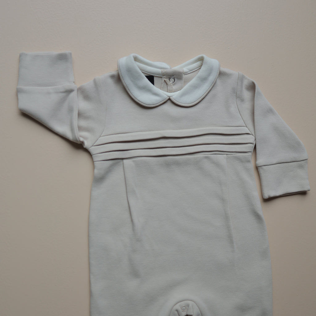 Classic Pinstripe Baby Romper