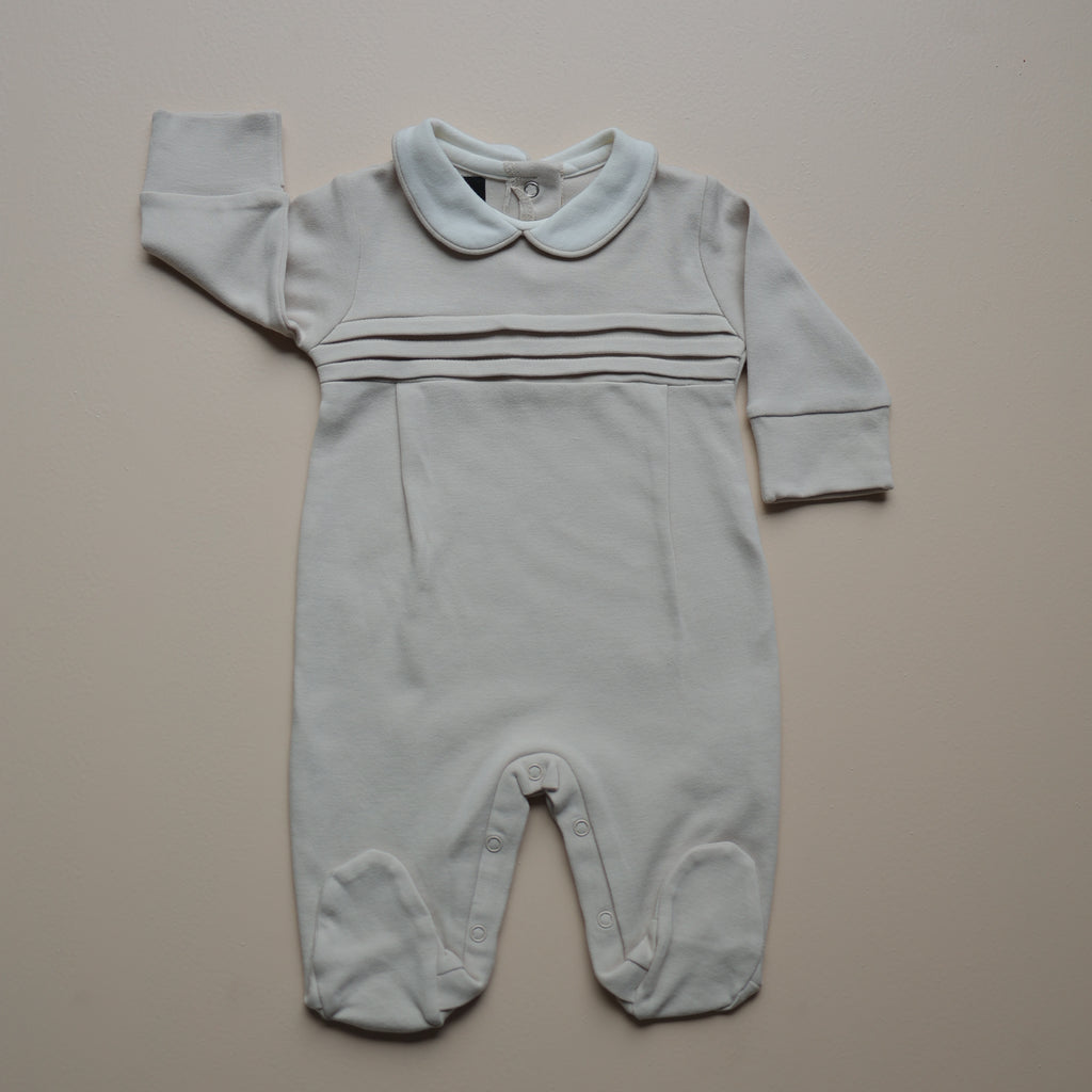 Classic Pinstripe Baby Romper
