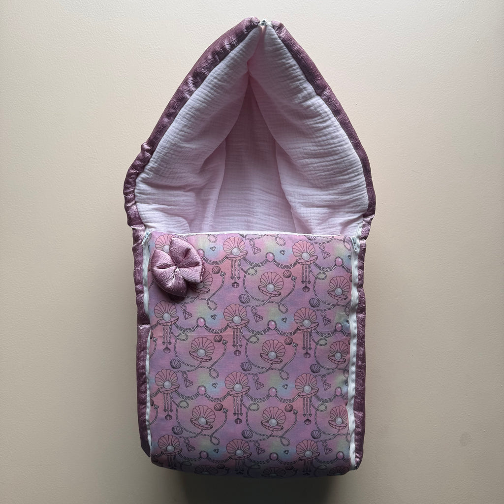 Coquillage Rosé Luxury Baby Sleeping Bag