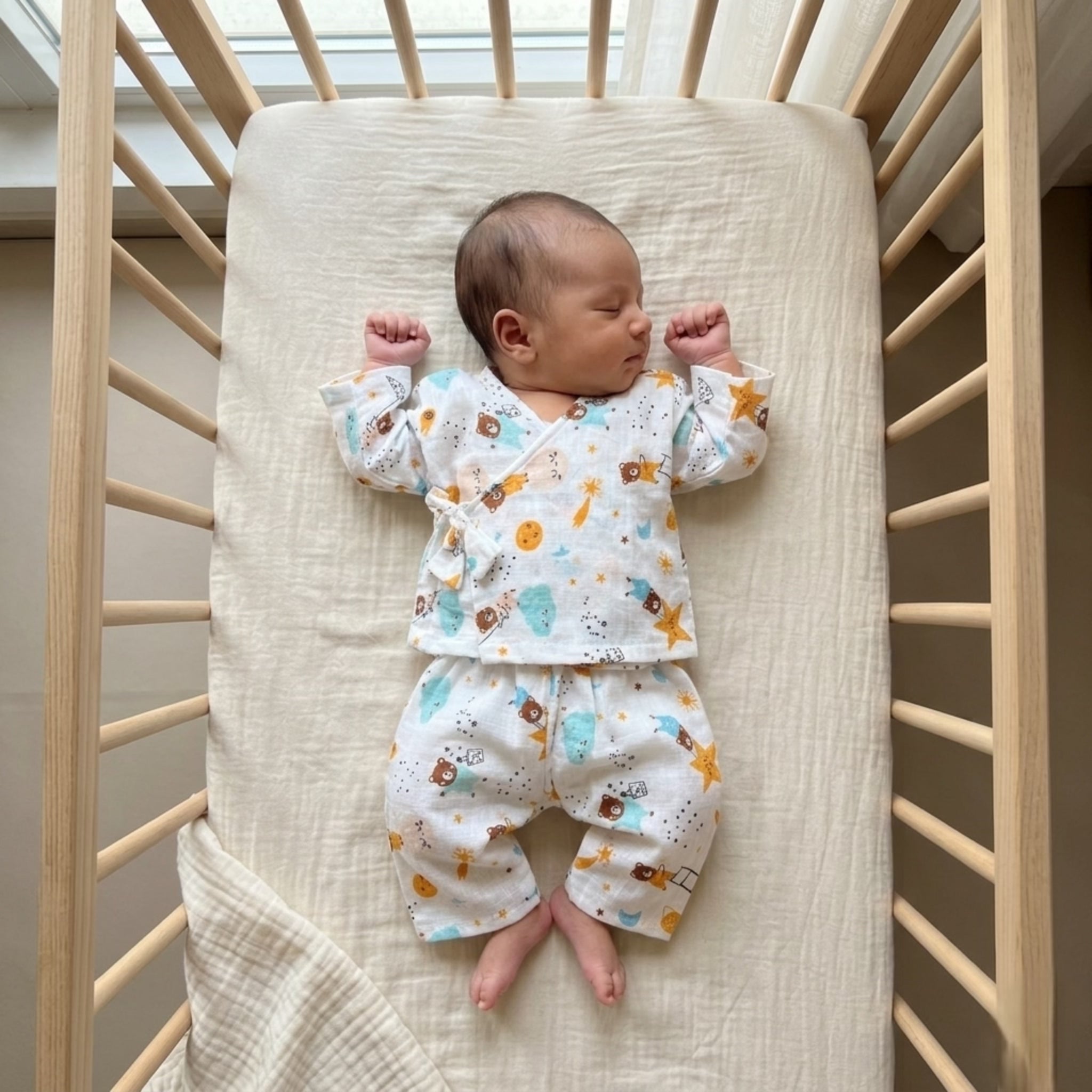 Cosmic Cuddles – 5 Piece Muslin Newborn Set