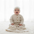 Cozy Sand Knitted Winter Set