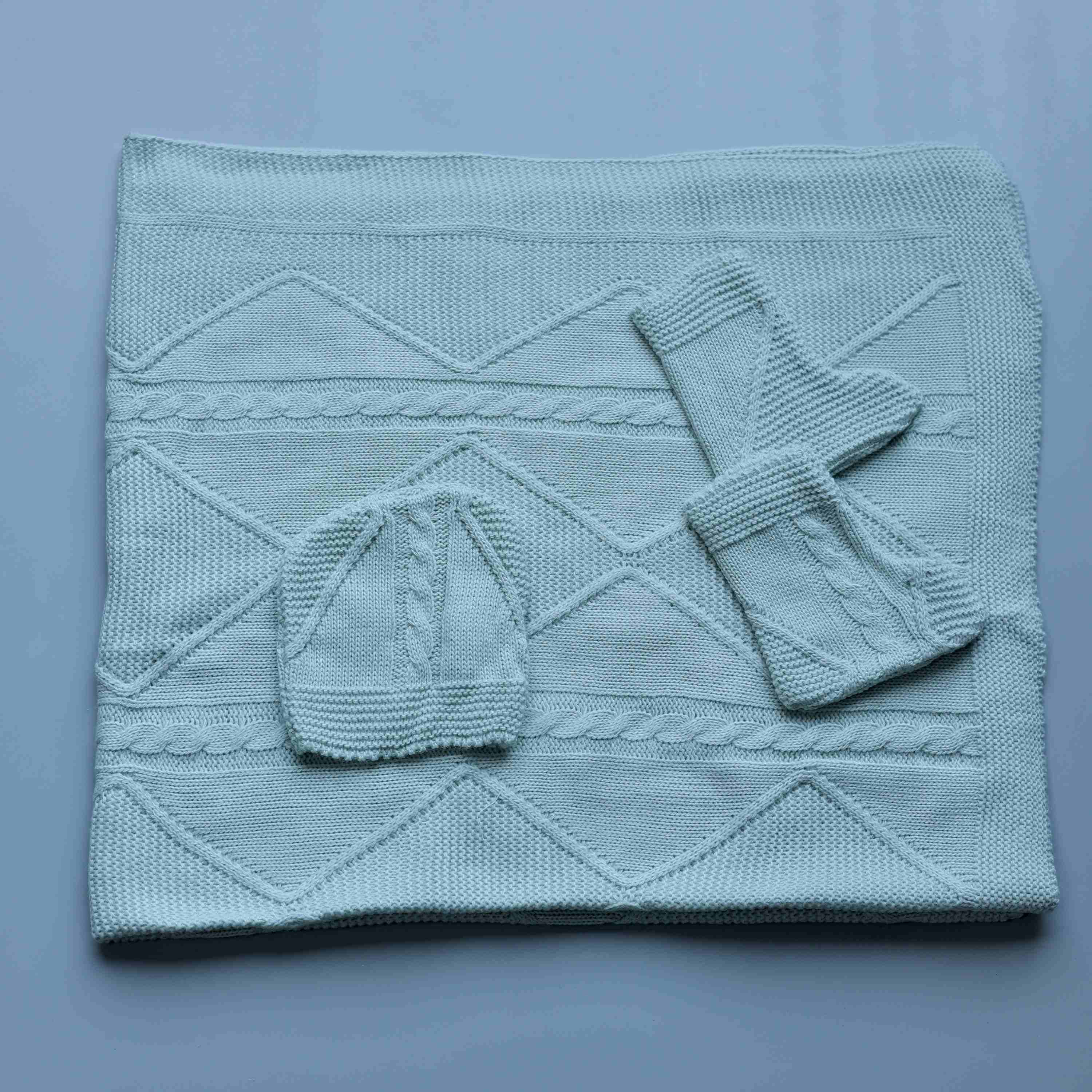 Mint Bliss Knitted Winter Set