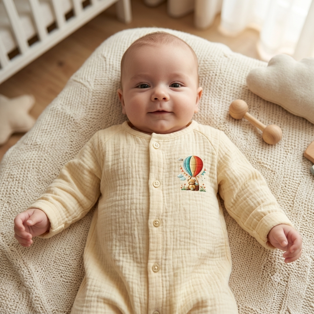 Dream Voyage Muslin Romper – Butter Yellow