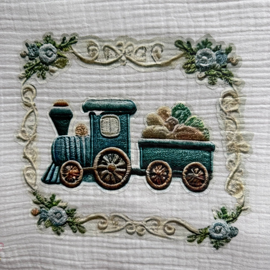 Dreamy Rails Muslin Baby Sleeping Bag