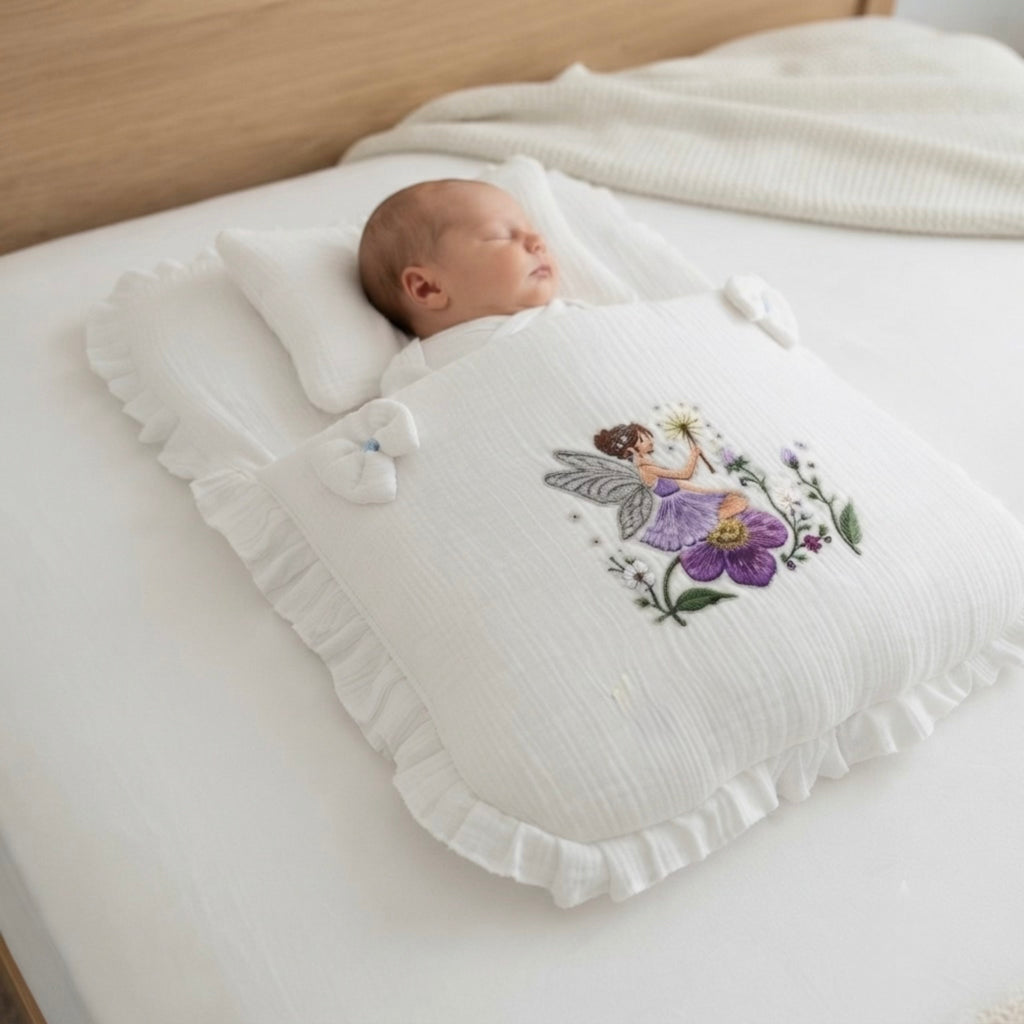 Enchanted Meadow Muslin Sleeping Bag