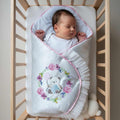 Blush Bear Luxe Baby Drape