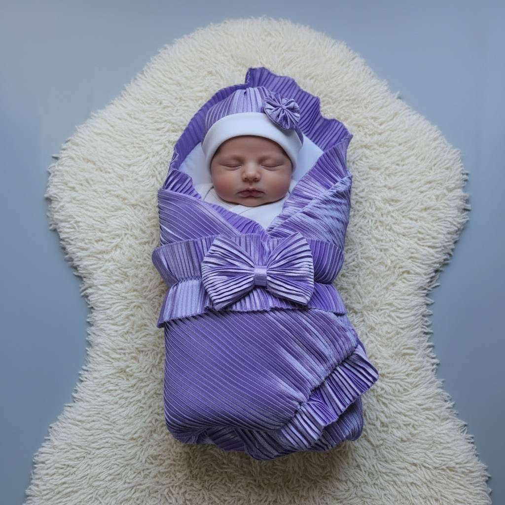 Lilac Lullaby Baby Drape Set