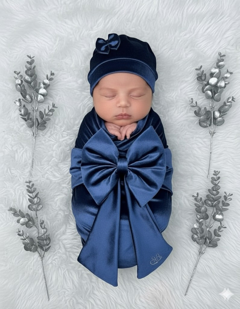 VELVET ROYAL SWADDLE SET