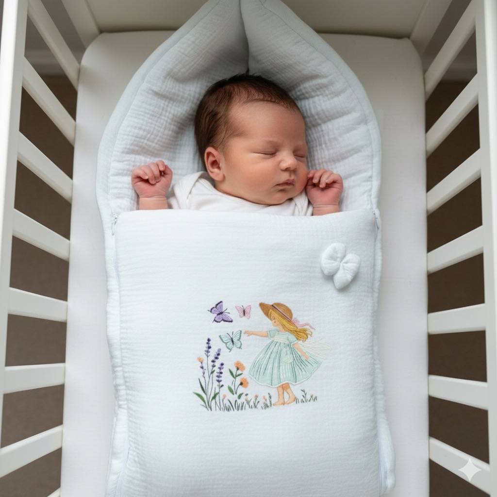 Butterfly Meadow Muslin Sleeping Bag