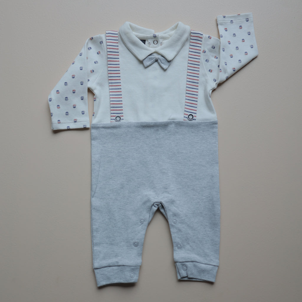 Gentle Gentleman Baby Romper