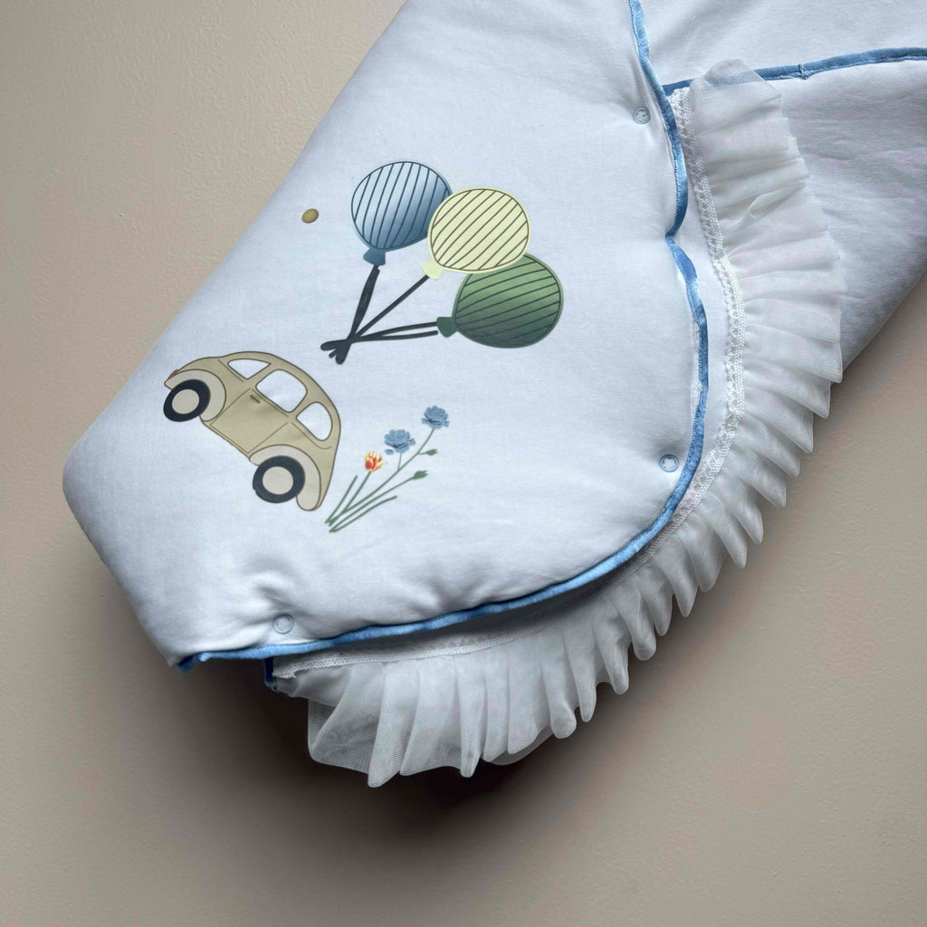 Balloon Ride Baby Drape