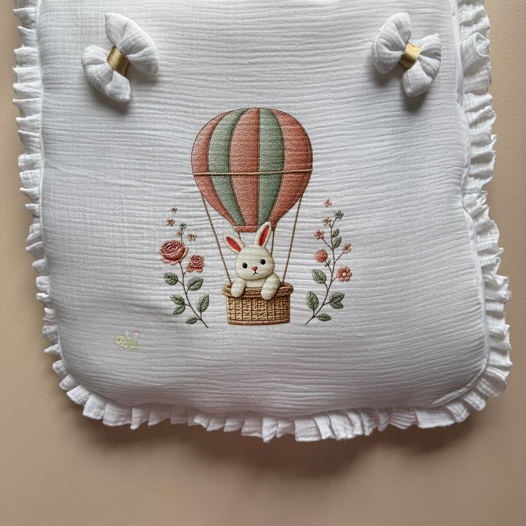 Golden Balloon Bunny Muslin Sleeping Bag