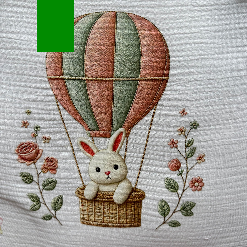 Golden Balloon Bunny Muslin Sleeping Bag