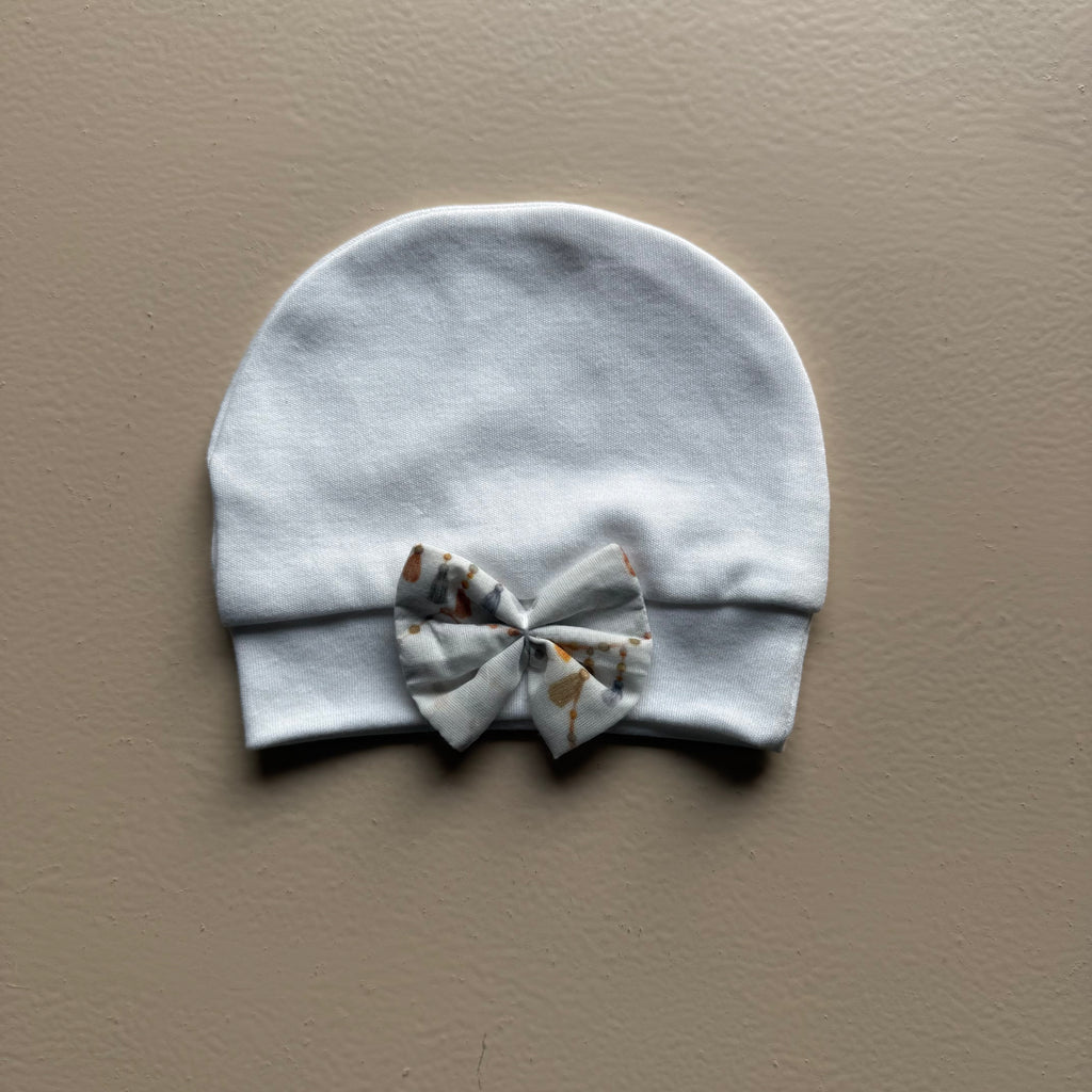 Golden Heirloom – Luxury Muslin Drape & Cap Set