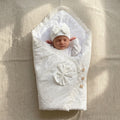 Heritage Lace Heirloom Baby Drape and Cap Set
