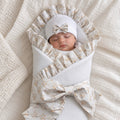 Golden Heirloom – Luxury Muslin Drape & Cap Set
