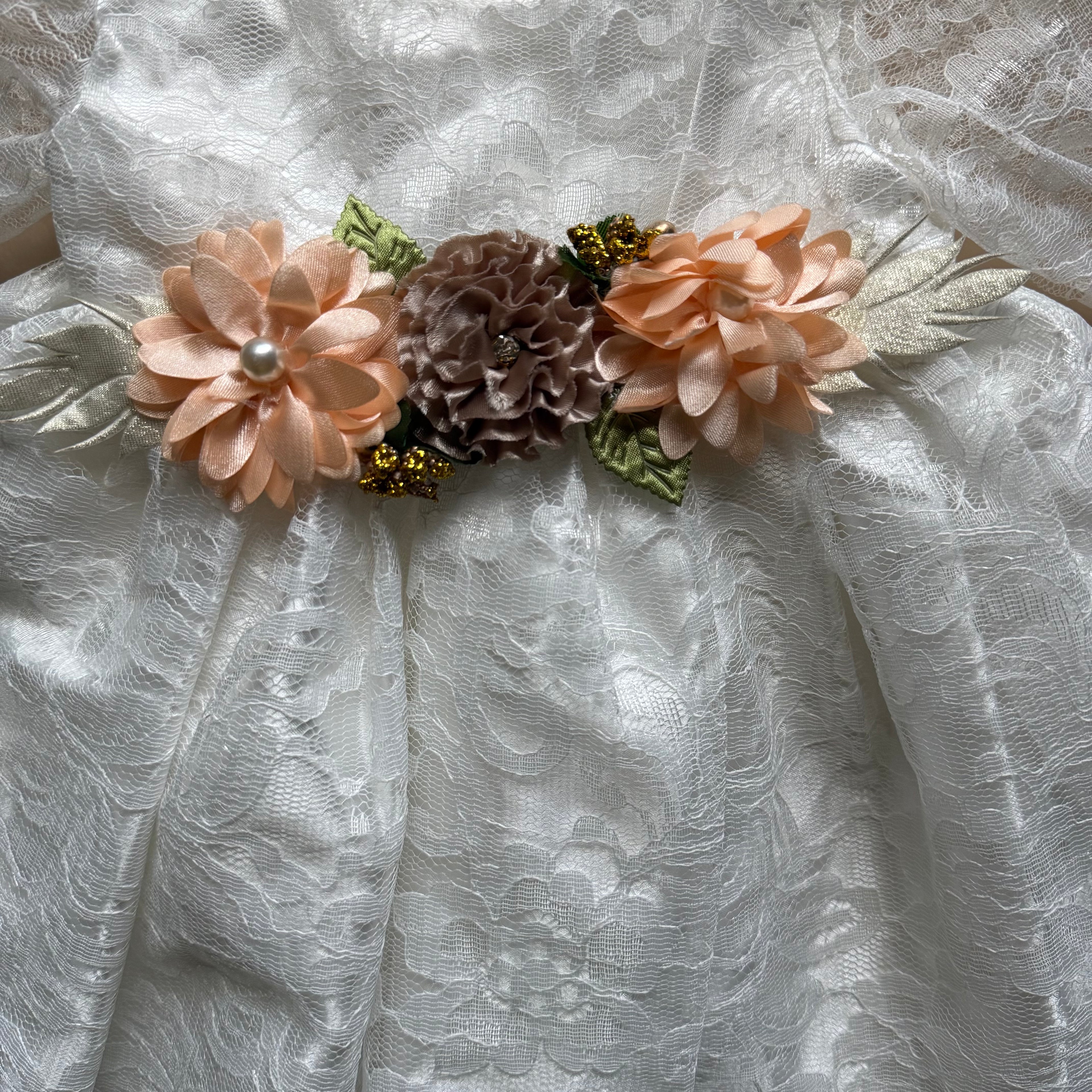 Ivory Blossom Frock Set